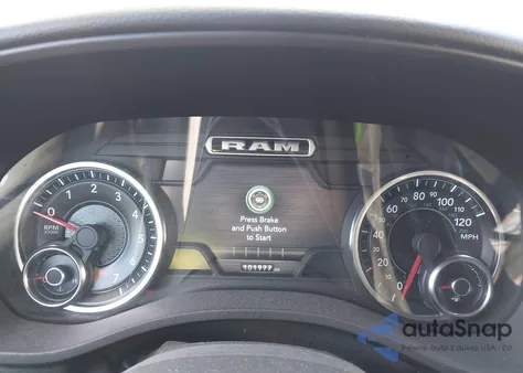 2019 Ram 1500 Big Horn/Lone Star 4X4 6'4 Box z USA, uszkodzony, nr VIN 1C6SRFMT7KN536964